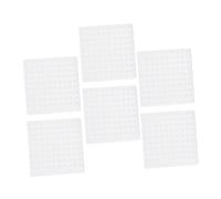 SUPVOX 6 Feuilles Éponge Hydroponique Carrée pour Semis Cultures Sans Terre Supporte Germination et Croissance Racinaire Pour Jardinage et Balcon