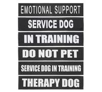 SUPVOX 6 Paires Autocollants Réfléchissants pour Sangles de Gilet de Chien Décorations Textiles pour Accessoires de Harnais Patchs Confortables pour Promenades Nocturnes et Activités