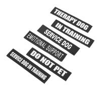 SUPVOX 6 Paires d'Autocollants Réfléchissants Auto-Adhésifs pour Sangles de Poitrine de Gilet pour Chien Patchs Réutilisables pour Gilet de Chiot Sécurité Nocturne et Visibilité