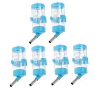SUPVOX 6 Pièces Abreuvoir Hamster Mangeoire à Eau pour Hamster Automatique Distributeur d'eau pour Lapin Distributeur De Rats Bocal à Eau Chinchilla PP Cochon d'Inde l'eau d'alimentation