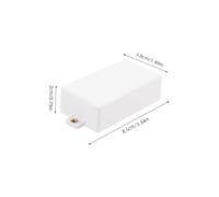 SUPVOX 6 Pièces Abs Pickup Mounting Covers Matte Finish With Ears For Electric Guitar Durable Replacement Humbucker Pickup Covers In And Enhances Signal Stability And Sound Quality