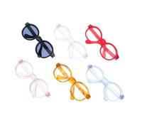 SUPVOX 6 Pièces Accessoires Élégants Plastique pour Décoration de Maison de Poupées Photographie de Chiens et Projets DIY Lunettes Résistantes et Stylées