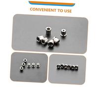 SUPVOX 6 pièces Bagues de Fixation pour Cordes de Guitare Électrique Métal Argenté Accessoires pour Améliorer la Résonance Durabilité des Cordes