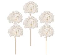 SUPVOX 6 Pièces Bâtonnets Diffuseurs de Parfum en Rotin Fleur Artificielle de 4,5 Cm, Décoration Simple et Raffinée pour Diffuseur D'huile Essentielle la Maison Voiture