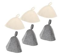SUPVOX 6 pièces Bonnet Sauna Feutre Absorbant Respirant Protection Surchauffe Confortable pour Hommes et Femmes Adapté Sauna Bain Sport Extérieur