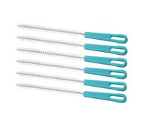 SUPVOX 6 pièces Brosse de Nettoyage à Goupillon Brosse à Poils Spirale pour Tubes Pailles et Biberons Acier Inoxydable Nettoyage des Gaps et Canalisations