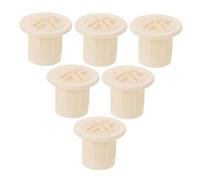 SUPVOX 6 Pièces Caps Vis Plastique Blanc pour Glissière Garçon Fille Accessoires Sécurisés pour Toboggan Intérieur Montage Facile et Protection