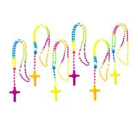 SUPVOX 6 Pièces Collier croix or colliers pendentif croix collier chretien collier pour femme Collier en croix collier pour voyage collier bijoux collier petite croix Gel de silice