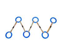 SUPVOX 6 pièces Corde de Marche pour Garçon Fille Anneaux avec Poignées de Sécurité pour Maternelles et Garderies Maintien Sûr Lors des Sorties Plein Air