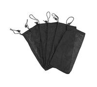 SUPVOX 6 pièces de Filtration pour Aquarium Maille de Polyester Noir avec Cordon de Serrage Réutilisable pour Matériaux de Filtration Aquatique