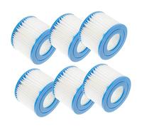 SUPVOX 6 pièces Filtre de Remplacement pour Piscine de Filtres pour Pompe à Cartouche VI Accessoire de Nettoyage pour Spa Pratique pour Éliminer Saletés et Débris