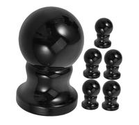 SUPVOX 6 Pièces Flagpole Ball Topper Ornament Durable Roman Rod Design Easy Installation for Home Commercial and School Use