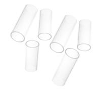 SUPVOX 6 Pièces Glass Guitar Slide Finger Covers For Acoustic Electric Bass Portable Finger Slides Ergonomic Fit For Blues Jazz Country Performance