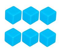 SUPVOX 6 Pièces Grand Dés Blancs Écrits pour Jeux Et Enseignement Cubes Plastiques Réinscriptibles pour Projets DIY Activités Scolaires Et Décorations Intérieures
