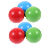 SUPVOX 6 pièces Jeu de de Pétanque pour Garçon Fille Kit Portable de Roulantes pour Jardin Set Extérieur et Compact pour Pelouse Bocce Sport et Facile à Transporter