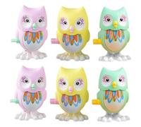 SUPVOX 6 pièces Jouets à Remontoir Forme de Chouette Jouets Sauteurs pour Garçon Fille et Éducatif Améliore Motricité et Reconnaissance des Couleurs Couleur Aléatoire Couleur Aléatoire