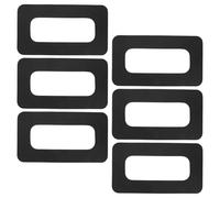 SUPVOX 6 Pièces Kit de Patch Connecteur de Boîte Aileron pour Paddleboard Sup Patch de Réparation de Fente de Gouvernail PVC Noir Accessoires de Stabilité pour Planche de Surf