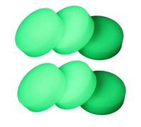 SUPVOX 6 Pièces Lot de 6 Palets de Hockey Lumineux Verts 72 Mm, Phosphorescents et Résistants, Épaisseur 2,3 Cm, pour Jeux de Plein Air et Entraînements Nocturnes, Imperméables et Stables