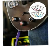 SUPVOX 6 pièces Lot de Câbles Patch Guitare Jack Mono Câble Pédale Effets Cuivre Transmission Sonore Stable et Portable pour Musiciens