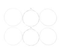 SUPVOX 6 Pièces Lot de en Nylon Accessoires Solide Stabilité D'accord pour Argenté pour Pratique Traditionnelle Russe