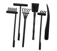 SUPVOX 6 pièces Mini Zen Garden Râteaux Set de Outils de Sablier pour Jardin Zen Accessoires Décoration Bureau et Portable pour et Paysage Miniature