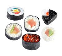 SUPVOX 6 pièces Modèle Sushi Artificiel Simulation Nourriture Japonaise Décor Photo Props Réaliste pour Vitrine et Restaurant
