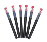 SUPVOX 6 Pièces Stylo à Pierre Tombale à Base D'huile Noir | Marqueur de Peinture Extérieure, Séchage Rapide, sans Bavure, Étanche, Plastique, pour Monument Funéraire