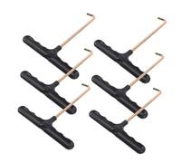 SUPVOX 6 Pièces tendeur de lacet accessoires de patinage sur glace aiguiseur de patins à glace extracteur de lacets de chaussures tendeurs de lacets de skate le fer Silver