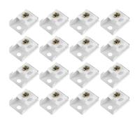 SUPVOX 60 Clips de Fixation pour Stores Enrouleurs Supports de Fixation Plafond pour Rideaux et Voilages Accessoires de Montage 60 Pièces pour Installation Stable et Polyvalente