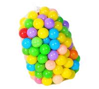 SUPVOX 60 pièces Balles Plastique Rondes Multicolores pour Garçon Fille Jouets de Piscine et Pataugeoire Amusantes et Légères pour Jeux et Décoration