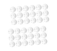 SUPVOX 60 Pièces Boules à Hochet Plastique Blanches Inserts de Remplacement pour Jouets à Secouer DIY Hochets pour Peluches et Jouets Sensoriels pour Bébés