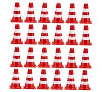 SUPVOX 60 pièces Jouets Éducatifs Signalisation Routière Simulation Cônes et Panneaux Circulation Garçon Fille Apprentissage Sécurité Portable