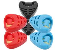 SUPVOX 6pcs Porte Mediator Porte-médiateurs Support Etui Porteur Médiator de Guitare Basse Ukulélé Cases Médiator Guitare Durable