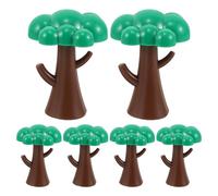 SUPVOX 6pièces Arbres Miniatures pour Décor De Train Petits Arbres pour Réseau Ferroviaire Miniature pour Maquette De Train Matériaux pour Maquette Architecture Kit pour Décor De