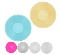 SUPVOX 6pièces Disque Vinyle Miniature Modèle De Disque Décoration De Mini Maison Jouet Miniature De Bureau Intéressants Jolie Décoration De Mini Maison Aménagement Paysager