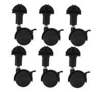 SUPVOX 6pièces Roues pour Cage De Chat roulettes De Rechange pour Cages Et Enclos Faciles à Monter Régler pour Mobilité sans Effort