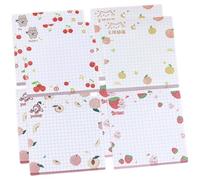 SUPVOX 8 Blocs-notes Adhésifs Floraux, 640 Feuilles, 4 Motifs X 2 Pièces, Blocs-notes Portables pour Bureau, École et Organisation Personnelle, Autocollants Mémo Pratiques et Décoratifs