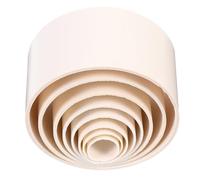 SUPVOX 8 Manchons pour Moules à Fleurs DIY, Outils Pratiques pour Fabrication de Pétales, Tubes Légers en Plastique, Kit Complet pour Créations Artisanales, Accessoire de Moulage