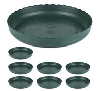 SUPVOX 8 Pièces Fournitures De Jardin Plantes D'intérieur Soucoupe pour Plantes De Jardin Bac à Goutte Petite Soucoupe Végétale Plateau De Pot De Fleur Bac à Fond en Pot Green