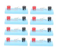 SUPVOX 8 pièces Light Bulb Holders for Physics Experiments Screw-Type Sockets for Electrical Circuit Teaching and Series Parallel Connections in Laboratory Instruments