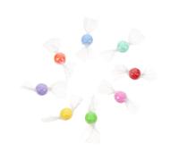 SUPVOX 8 pièces Lot de Mini Bonbons Colorés pour Maison de Poupée Accessoires Miniatures Sûrs et Compacts pour Décoration Bricolage et Scrapbooking