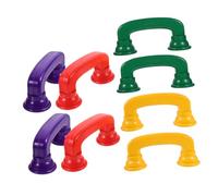 SUPVOX 8 pièces Lot Téléphones Chuchotés Plastique Colorés pour Tout Petits Éducatif pour Concentration Reconnaissance des Couleurs et Mémoire Jeu Dimitation pour Garçon Fille