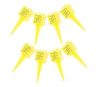 SUPVOX 8 Pièces Pluviomètre Jardin Jauge Pluie Extérieure Portable à Large Ouverture Mesure Précise des Précipitations pour Pelouse et Patio Lecture Claire et Installation Facile