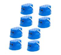 SUPVOX 8 Pièces Stilts Équilibre pour Garçon Fille Seaux Plastique de Marche pour Équilibre et Coordination Activités de Plein Air Formation Physique Bleu