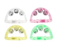 SUPVOX 8 pièces Tambourins Lumineux LED à Secouer Jouets Musicaux Amusants pour Fêtes Anniversaires et Animations Accessoires Scène Colorés Couleur Aléatoire Couleur Aléatoire