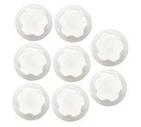 SUPVOX 8 Pièces Ventouse Plate-Forme de Tortue huppé Plate-Forme de Tortue Ventouse étagère e-e de dis d' Porte- pour compagnies aériennes Plastique Blanche