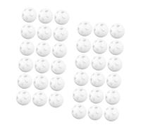SUPVOX 80pièces Inserts pour Hochets Blancs Remplacement de Couineur Inserts pour Hochets Crochet Jouets Bruyants pour Clochettes Soi-même de Rechange de Garçon Fille
