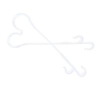 SUPVOX 850 Crochets pour Tomates en Plastique Blanc 13 Cm Supports Suspendus pour Plants de Légumes et Fruits, Fixation Pratique et Jardins, Kit 1 Kg pour Culture Verticale