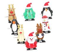 SUPVOX 8Pièces Noël à Remonter Horloge Père Noël pour Garçon Fille de Fête de Décoration de Noël