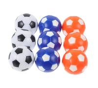 SUPVOX 9 Pièces Accessoires de -Foot balles de Jeu de Football de Bureau balles de Rechange Mini Boules de Table de Football Mini-Football Ballons de Football de Jeu de Table Coloré